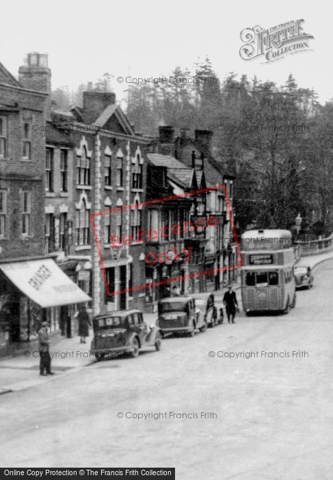 Photo of Bewdley, Shops And Traffic On Load Street c.1950