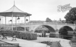 The Bridge And River c.1955, Bewdley