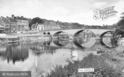 The Bridge c.1960, Bewdley