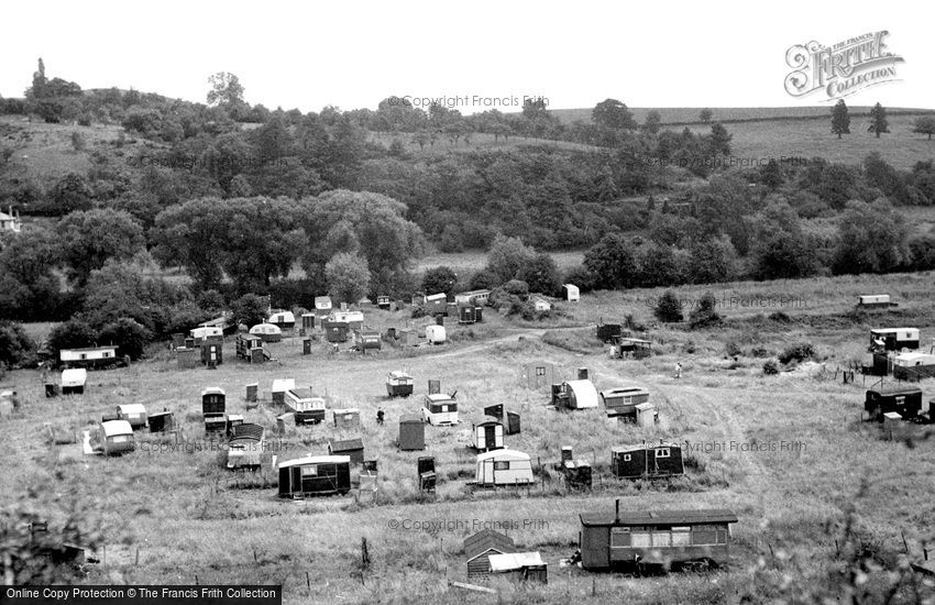 Bewdley, the Caravan Park c1955