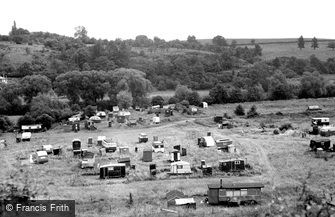 Bewdley, the Caravan Park c1955
