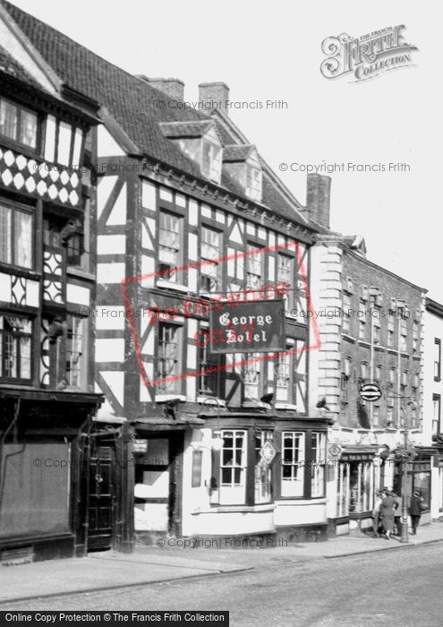Photo of Bewdley, The George Hotel, Load Street c.1960