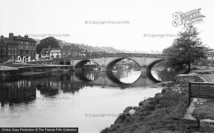 Photo of Bewdley, The River And Bridge c.1965
