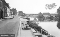 The River And Bridge c.1965, Bewdley