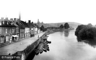 Bewdley, the River Severn c1938