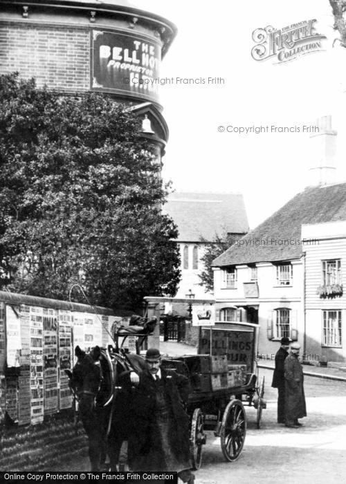 Photo of Bexhill, A Delivery Man 1897