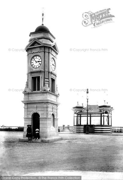 Photo of Bexhill, Clock Tower And Bandstand 1904