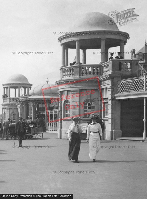 Photo of Bexhill, Colonnade, Walking By 1912