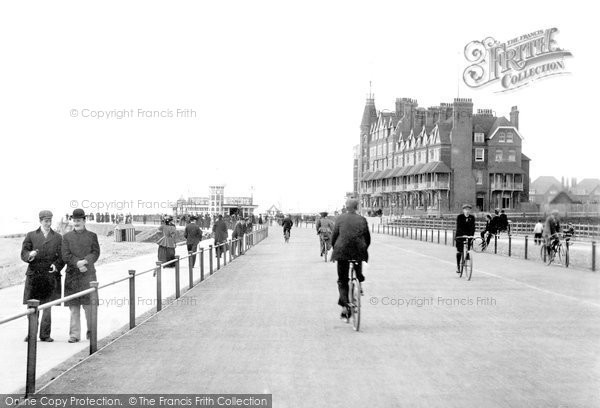 Photo of Bexhill, Cycle Boulevard And The Sackville Hotel 1897