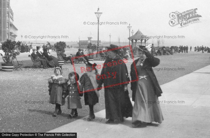 Photo of Bexhill, De La Warr Parade, Walking With The Children 1897