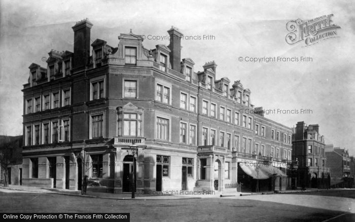Photo of Bexhill, Devonshire Hotel And Lloyds Bank 1894