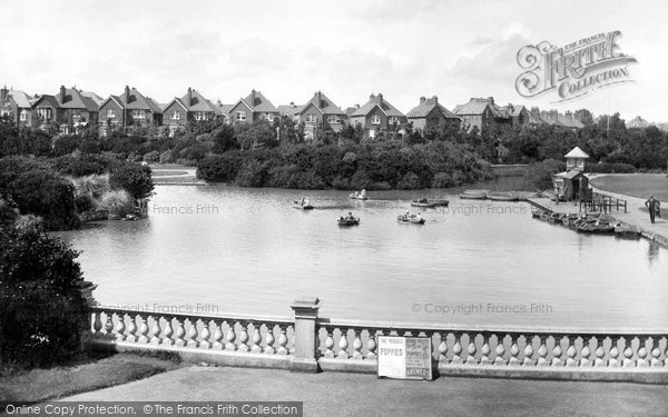 Photo of Bexhill, Egerton Park Lake 1927