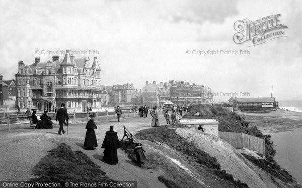 Photo of Bexhill, Marine Hotel And Parade From Coastguard Station 1897