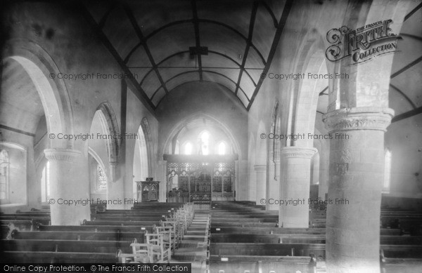 Photo of Bexhill, Parish Church Of St Peter, Interior 1892