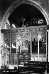 Parish Church Of St Peter, Screen 1894, Bexhill