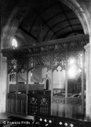 Parish Church Of St Peter, The Screen 1892, Bexhill