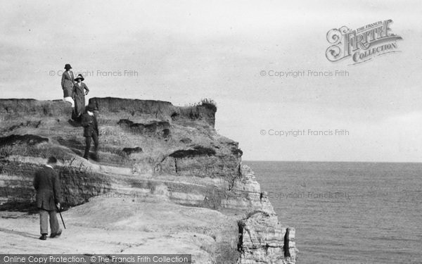 Photo of Bexhill, People On The Cliff Walk 1912