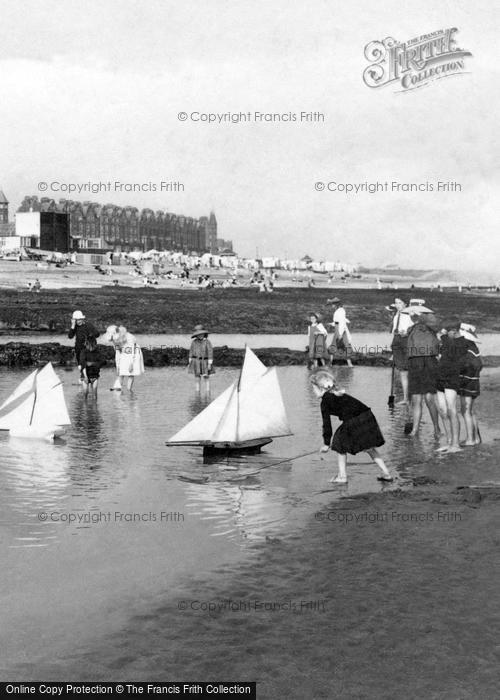 Photo of Bexhill, Playing On The Beach 1910
