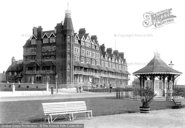 Photo of Bexhill, Sackville Hotel And Kiosk 1897