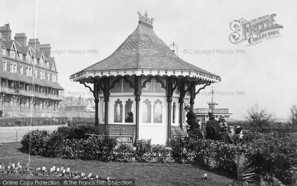 Photo of Bexhill, Shelter By The Sackville Hotel 1899