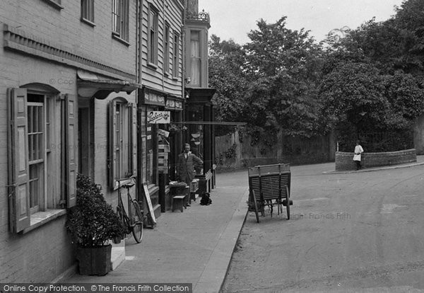 Photo of Bexhill, Shop In Church Street 1921