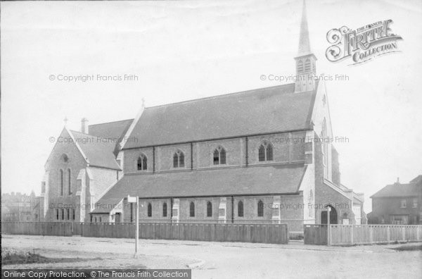 Photo of Bexhill, St Barnabas Church, North 1892
