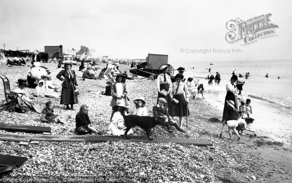 Photo of Bexhill, The Beach 1910