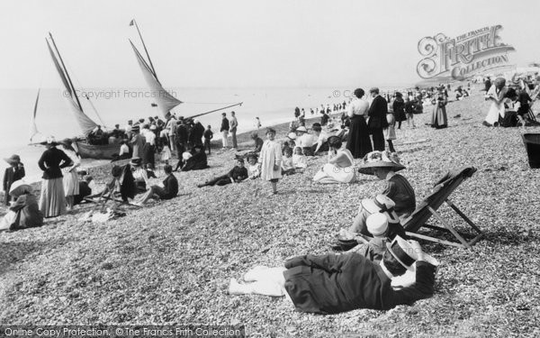 Photo of Bexhill, The Beach 1910