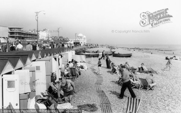 Photo of Bexhill, The Beach c.1965