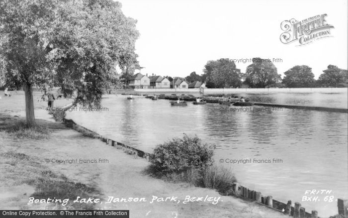 Photo of Bexley, Danson Park, Boating Lake c.1965