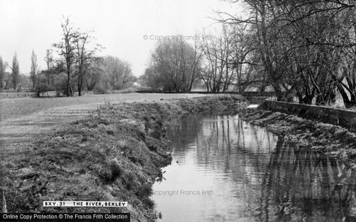 Photo of Bexley, The River c.1955