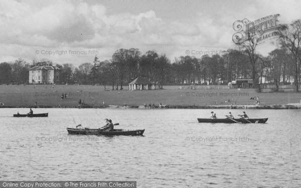 Photo of Bexleyheath, Rowing On The Lake, Danson Park c.1955