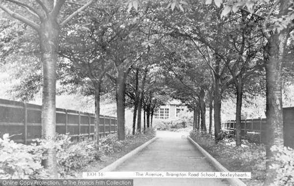 Photo of Bexleyheath, The Avenue, Brampton Road School c.1950