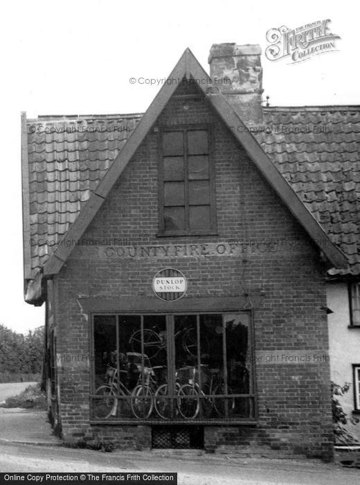 Photo of Beyton, Rous's Cycle Shop c.1960