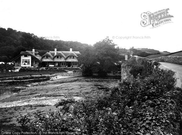 Photo of Bickleigh, Fisherman's Cottage And Bridge 1934