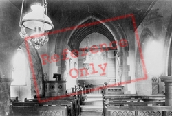 Church Interior 1896, Bidborough