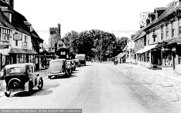 Photo of Biddenden, The Village c.1950