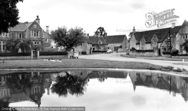 Photo of Biddestone, The Village c.1955