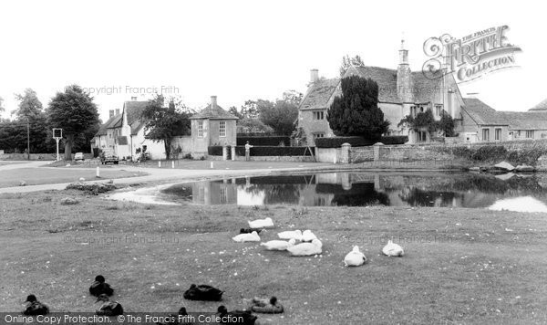 Photo of Biddestone, The Village c.1955