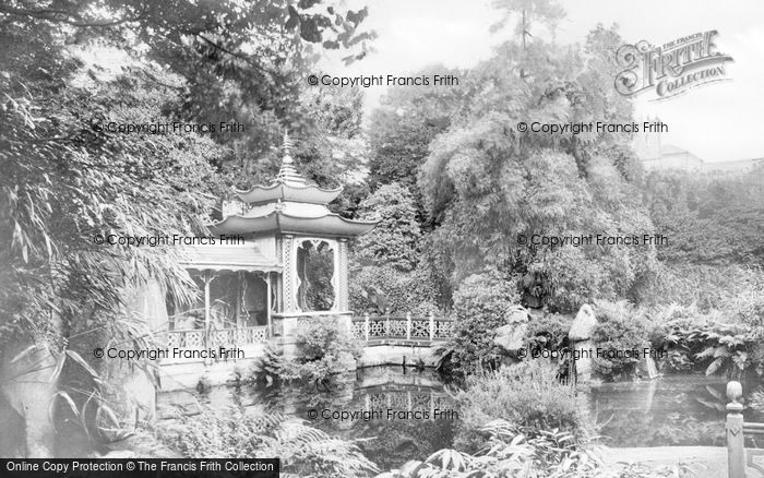 Photo of Biddulph, Biddulph Grange Orthopaedic Hospital, Chinese Garden c.1955