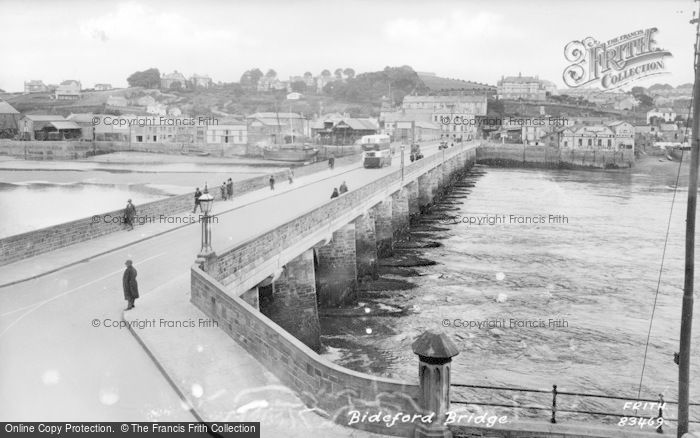 Photo of Bideford, Bridge 1930