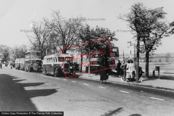 Photo of Bideford, Bus Station c.1950