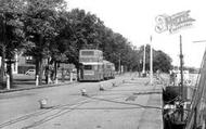 Buses On The Quay c.1955, Bideford