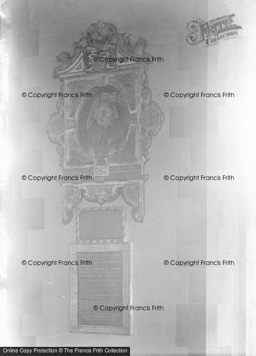 Photo of Bideford, Church, John Strange Tablet 1906