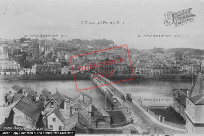 Photo of Bideford, From Above Railway Station 1890