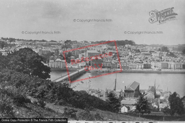 Photo of Bideford, From Above Railway Station 1893