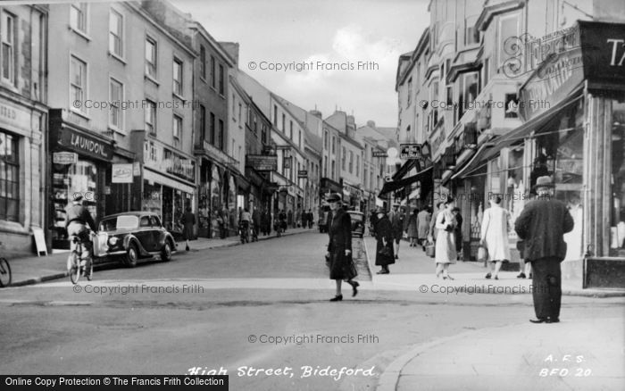 Photo of Bideford, High Street c.1950