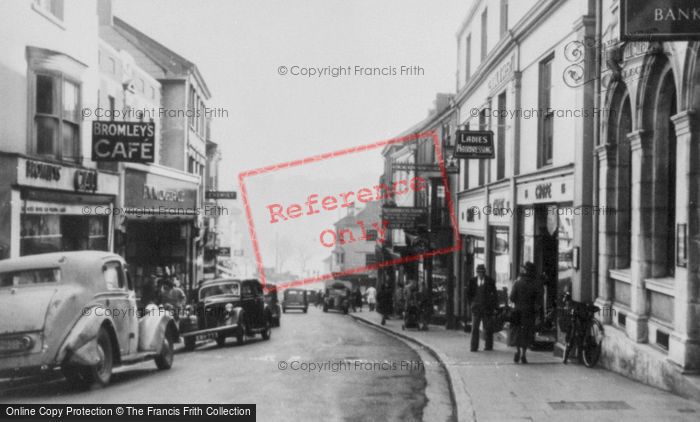 Photo of Bideford, High Street c.1955