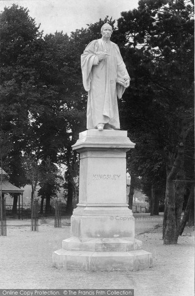 Photo of Bideford, Kingsley Statue 1906