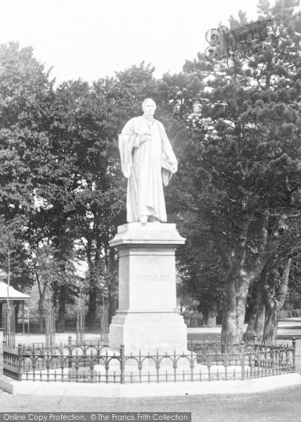 Photo of Bideford, Kingsley Statue 1907